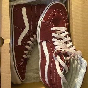 Size 8.5 Women’s Burgundy Vans